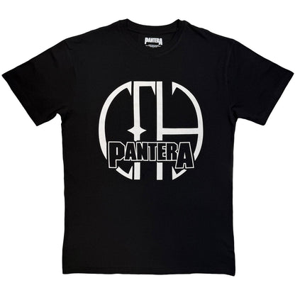 Black - Front - Pantera Unisex Adult CFH Mono Logo T-Shirt