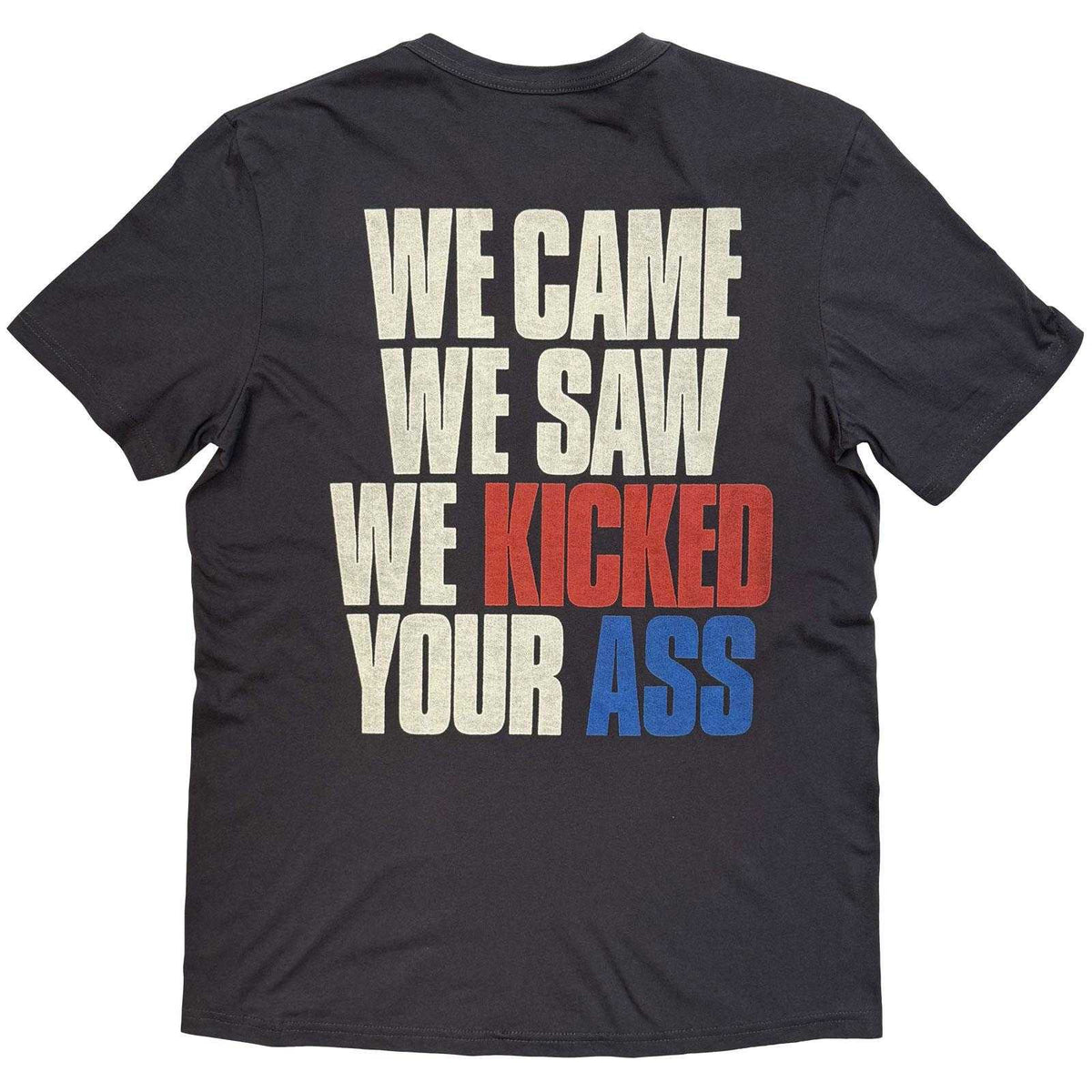Charcoal Grey - Back - Bon Jovi Unisex Adult Kicked Ass Back Print T-Shirt