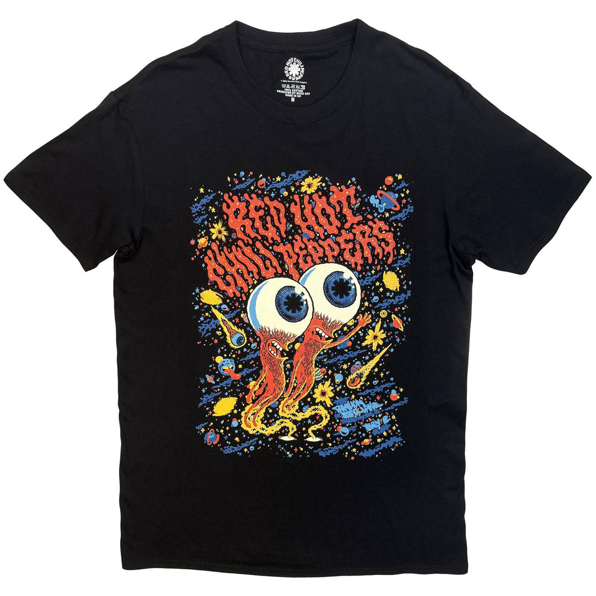 Black - Front - Red Hot Chili Peppers Unisex Adult Burgettstown T-Shirt