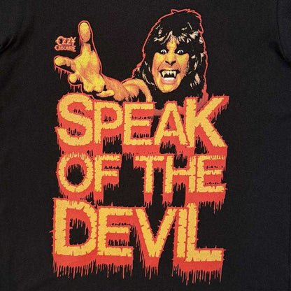 Black - Side - Ozzy Osbourne Unisex Adult Speak Of The Devil Drip T-Shirt
