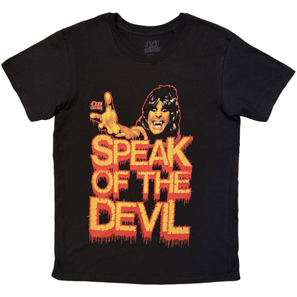 Black - Front - Ozzy Osbourne Unisex Adult Speak Of The Devil Drip T-Shirt