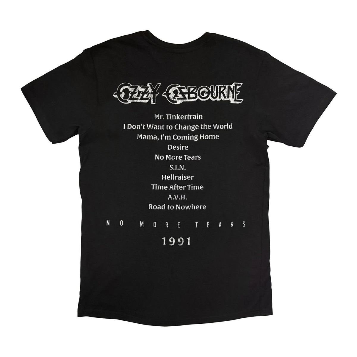 Black - Back - Ozzy Osbourne Unisex Adult No More Tears Back Print T-Shirt