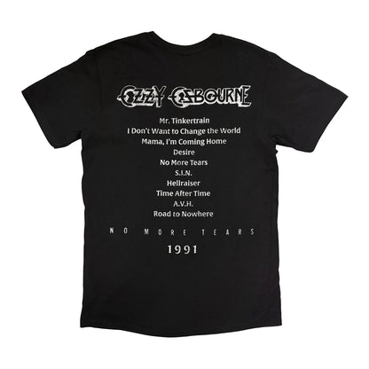 Black - Back - Ozzy Osbourne Unisex Adult No More Tears Back Print T-Shirt