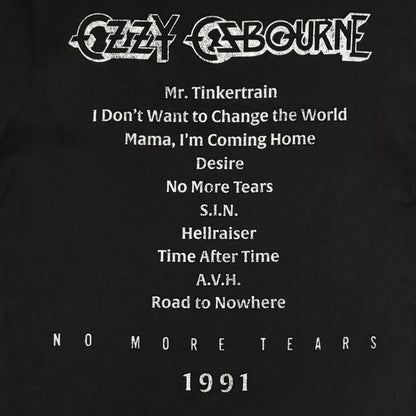 Black - Lifestyle - Ozzy Osbourne Unisex Adult No More Tears Back Print T-Shirt