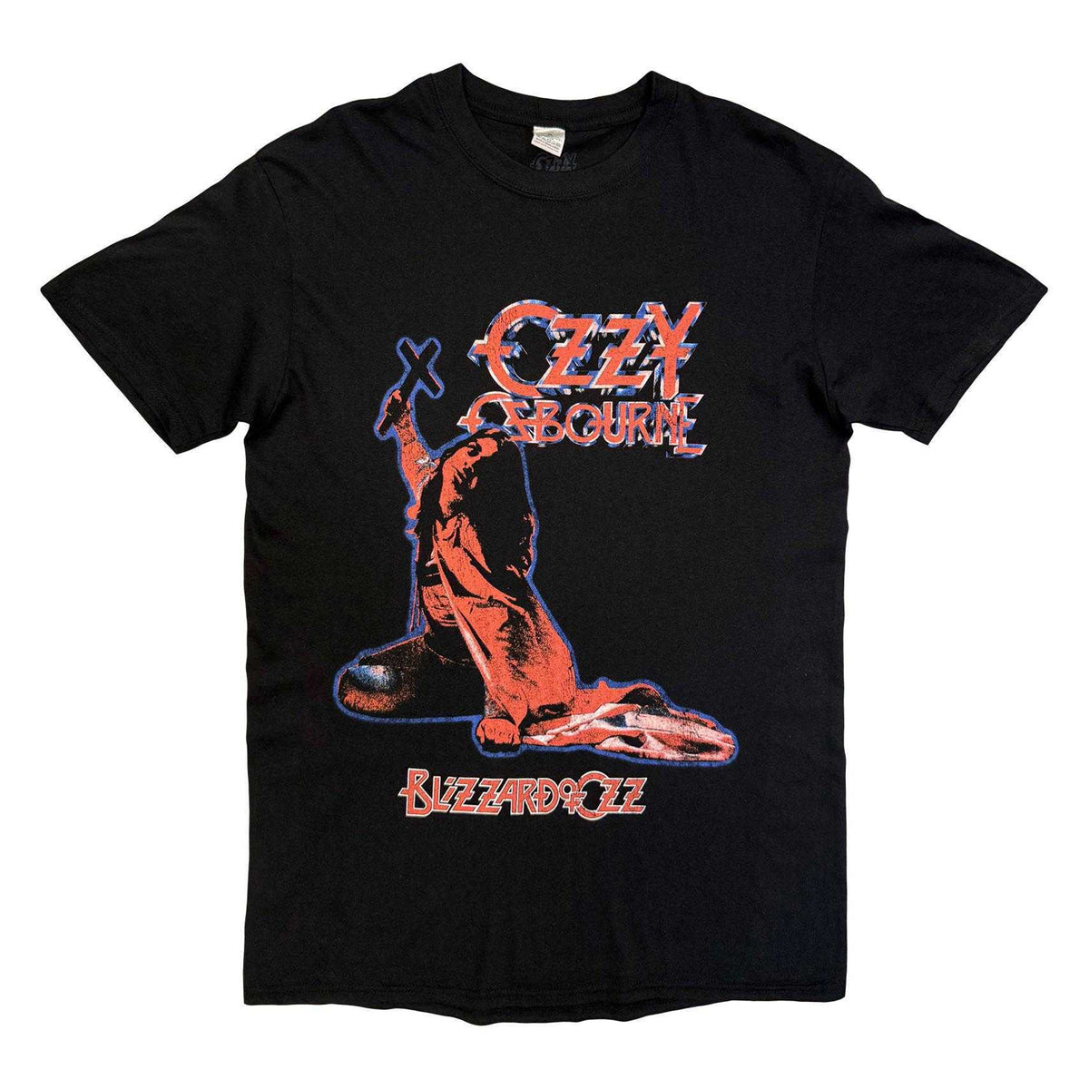 Black - Front - Ozzy Osbourne Unisex Adult Blizzard Of Ozz Back Print T-Shirt