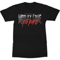 Black - Front - Motley Crue Unisex Adult 40 Years T-Shirt
