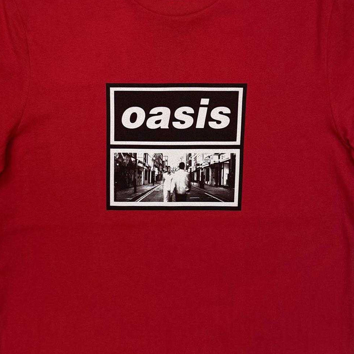 Red - Side - Oasis Womens-Ladies What´s The Story Clipped Fitted T-Shirt