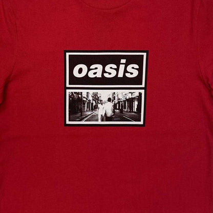 Red - Side - Oasis Womens-Ladies What´s The Story Clipped Fitted T-Shirt