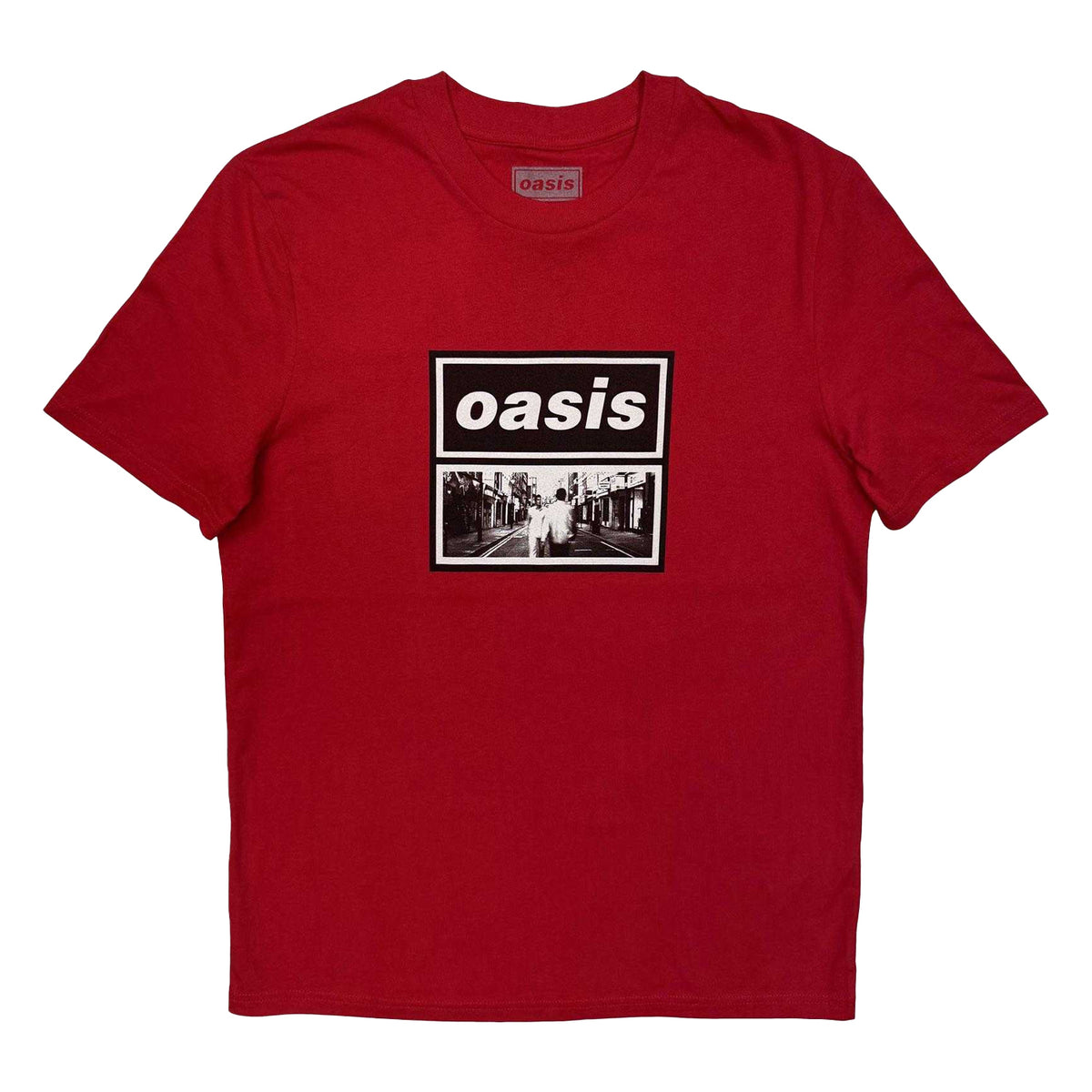Red - Front - Oasis Womens-Ladies What´s The Story Clipped Fitted T-Shirt