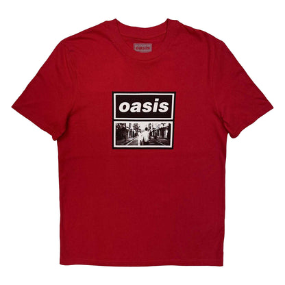 Red - Front - Oasis Womens-Ladies What´s The Story Clipped Fitted T-Shirt