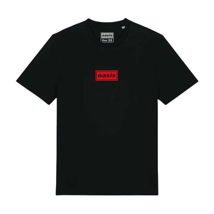 Black - Front - Oasis Unisex Adult Live ´25 Toronto Half Face Back Print T-Shirt