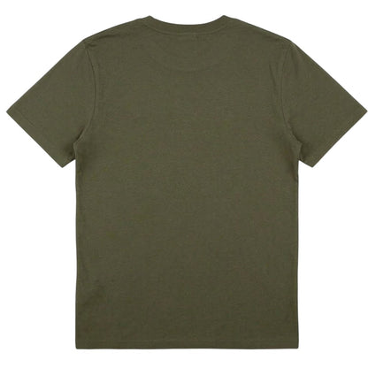 Khaki Green - Back - Oasis Unisex Adult Cut Out Photo Print T-Shirt