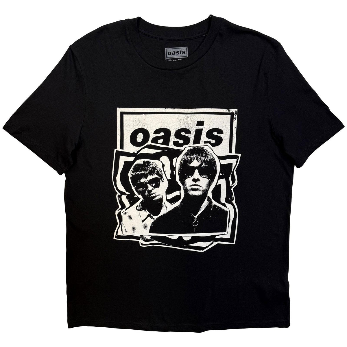 Black - Front - Oasis Unisex Adult Live ´25 World Tour Cut Out Back Print T-Shirt