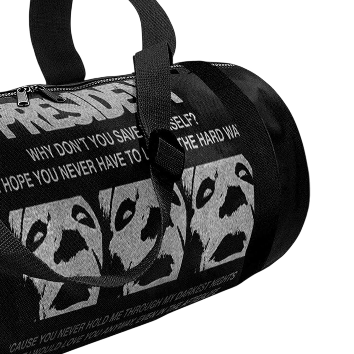 Black - Back - President Conclave All-Over Print Duffle Bag