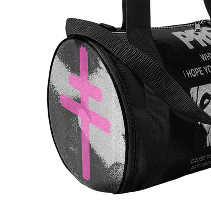 Black - Side - President Conclave All-Over Print Duffle Bag