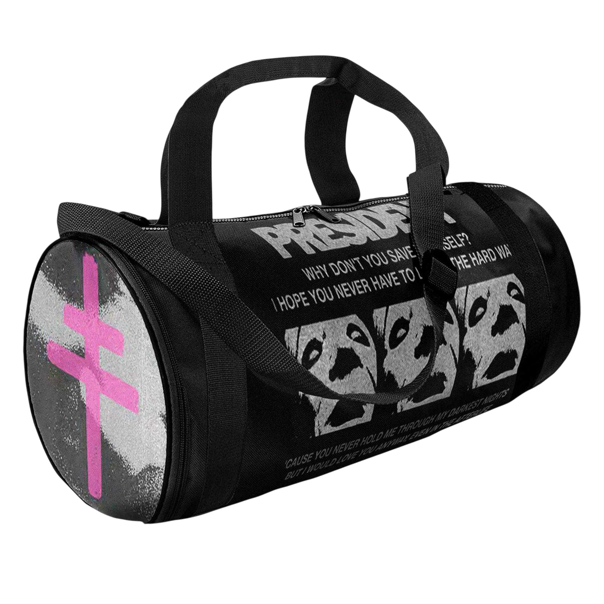 Black - Front - President Conclave All-Over Print Duffle Bag