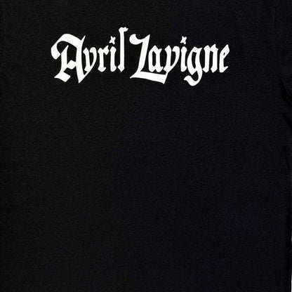 Black - Side - Avril Lavigne Unisex Adult Mono Logo T-Shirt