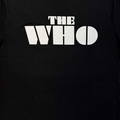Black - Side - The Who Unisex Adult Block Logo T-Shirt