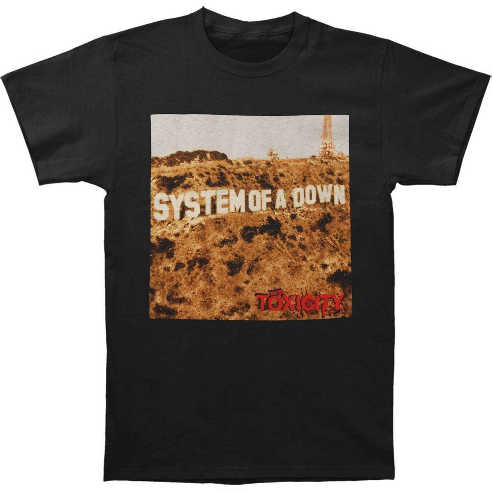 Black - Front - System Of A Down Unisex Adult Toxicity T-Shirt