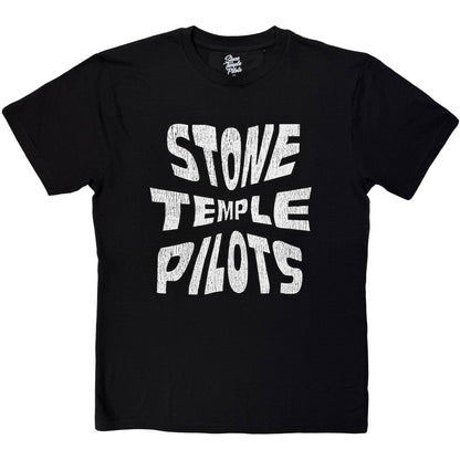 Black - Front - Stone Temple Pilots Unisex Adult Mono Logo T-Shirt