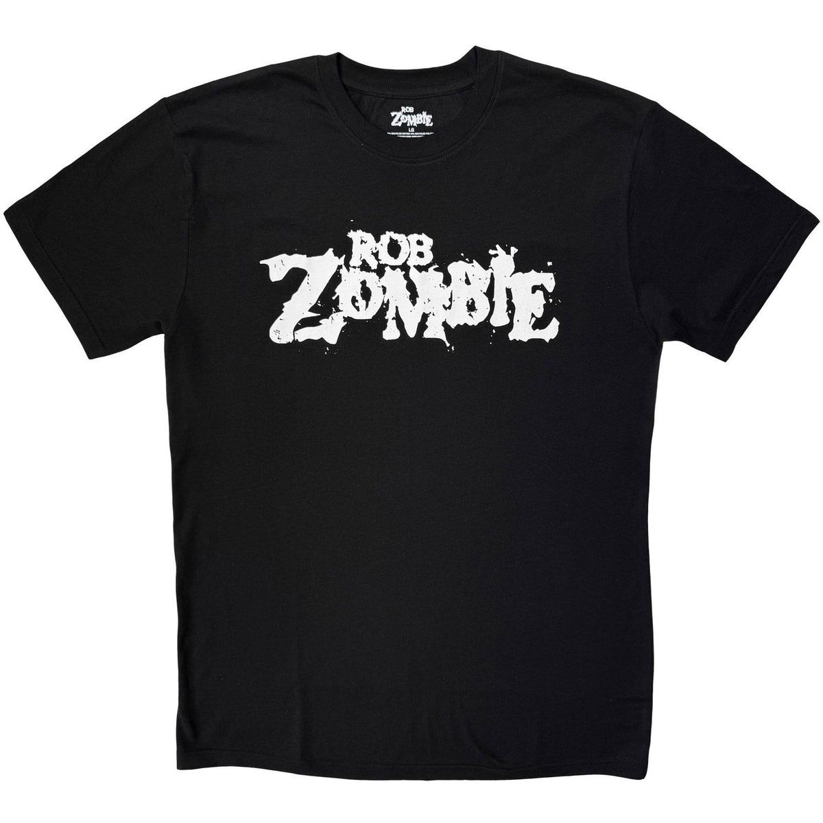 Black - Front - Rob Zombie Unisex Adult Mono Logo Regular T-Shirt