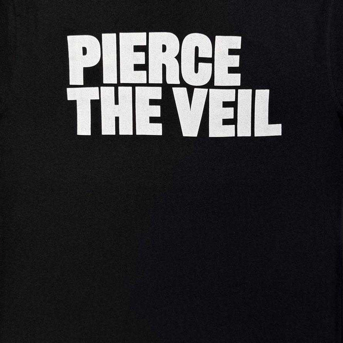 Black - Side - Pierce The Veil Unisex Adult Mono Logo T-Shirt