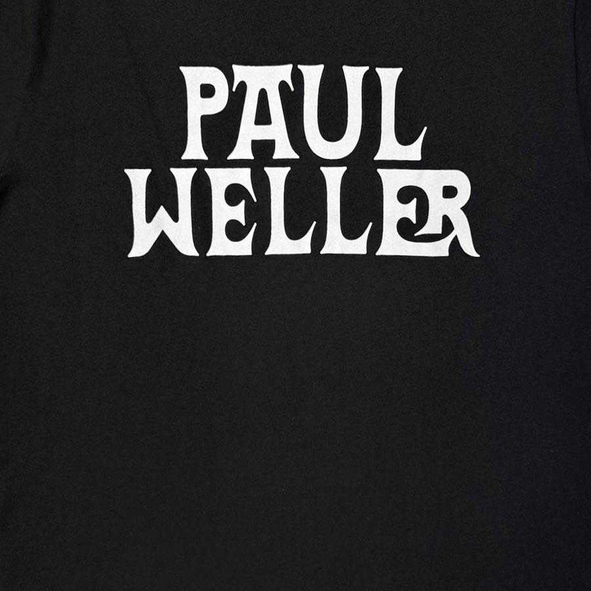 Black - Side - Paul Weller Unisex Adult Mono Logo T-Shirt