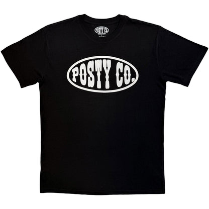 Black - Front - Post Malone Unisex Adult Mono Logo T-Shirt