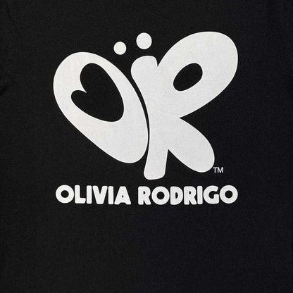 Black - Side - Olivia Rodrigo Unisex Adult Mono Logo T-Shirt
