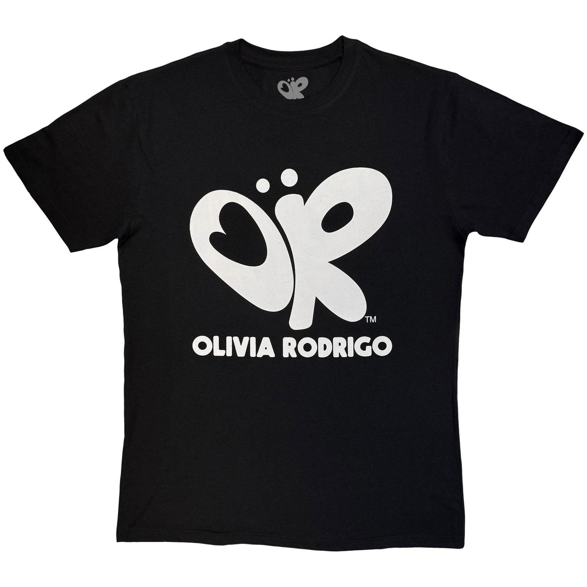Black - Front - Olivia Rodrigo Unisex Adult Mono Logo T-Shirt