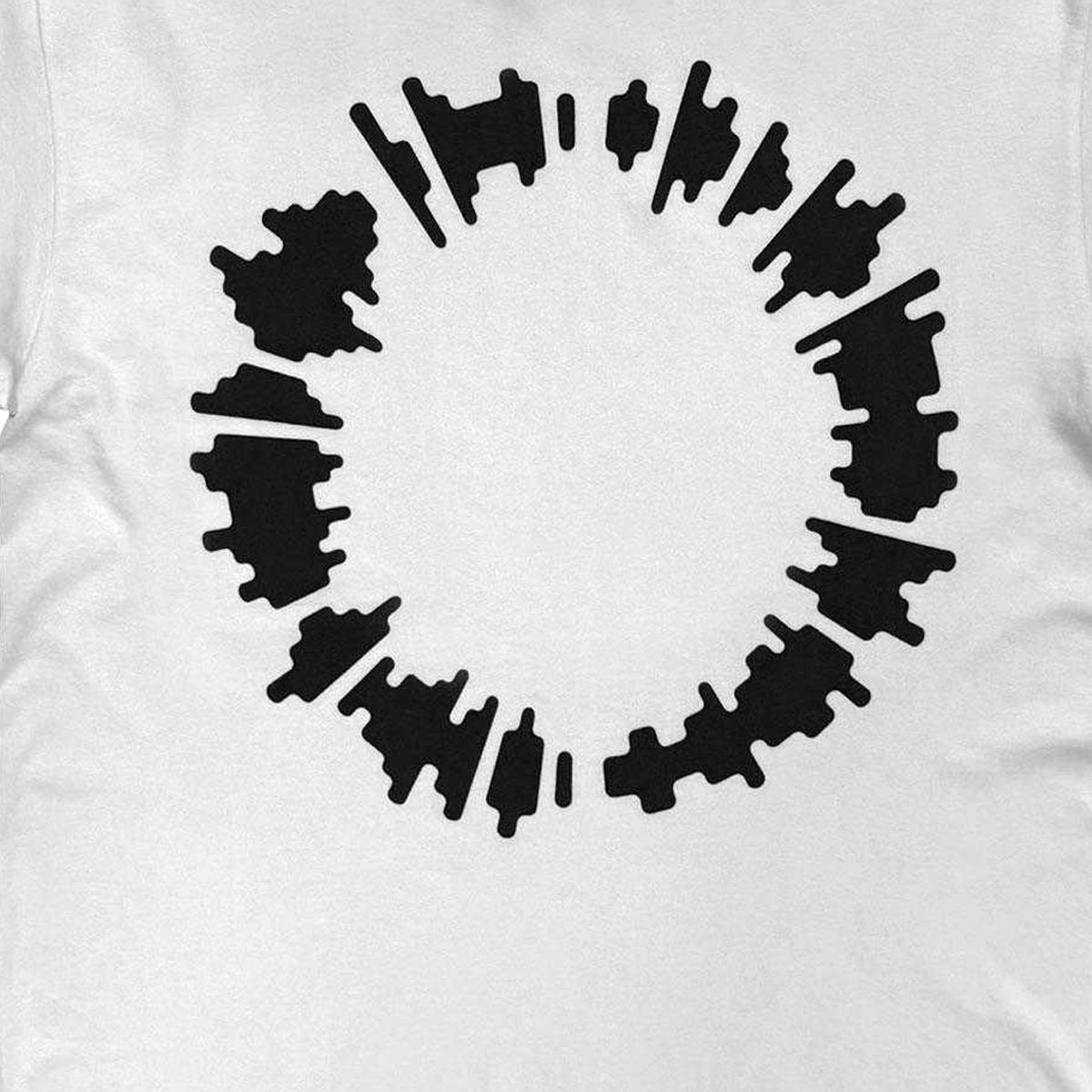 White - Side - Muse Unisex Adult The Wow Signal Back Print T-Shirt