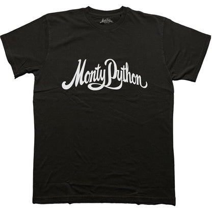 Black - Front - Monty Python Unisex Adult Mono Logo T-Shirt