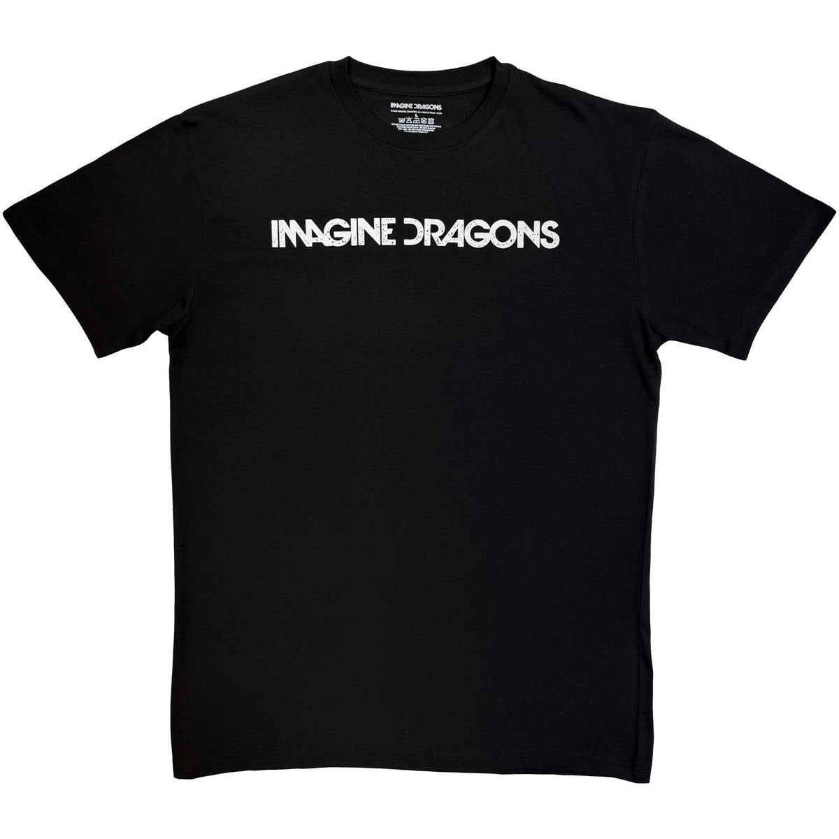 Black - Front - Imagine Dragons Unisex Adult Mono Logo T-Shirt