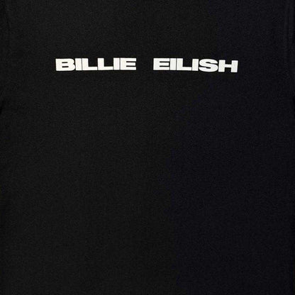 Black - Side - Billie Eilish Unisex Adult Mono Logo T-Shirt