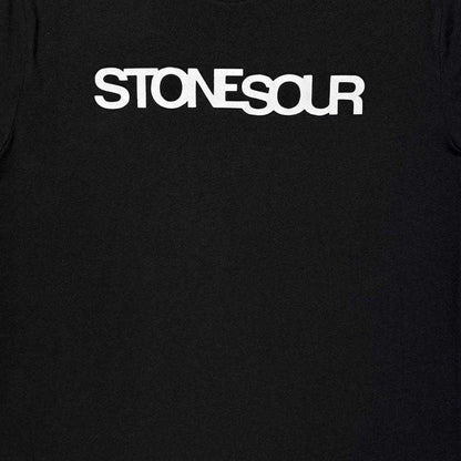 Black - Side - Stone Sour Unisex Adult Mono Logo T-Shirt