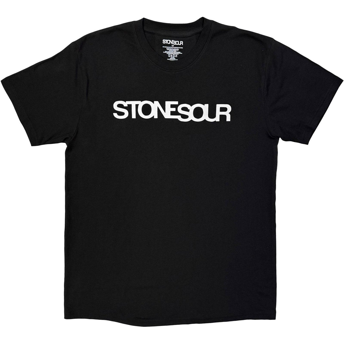 Black - Front - Stone Sour Unisex Adult Mono Logo T-Shirt