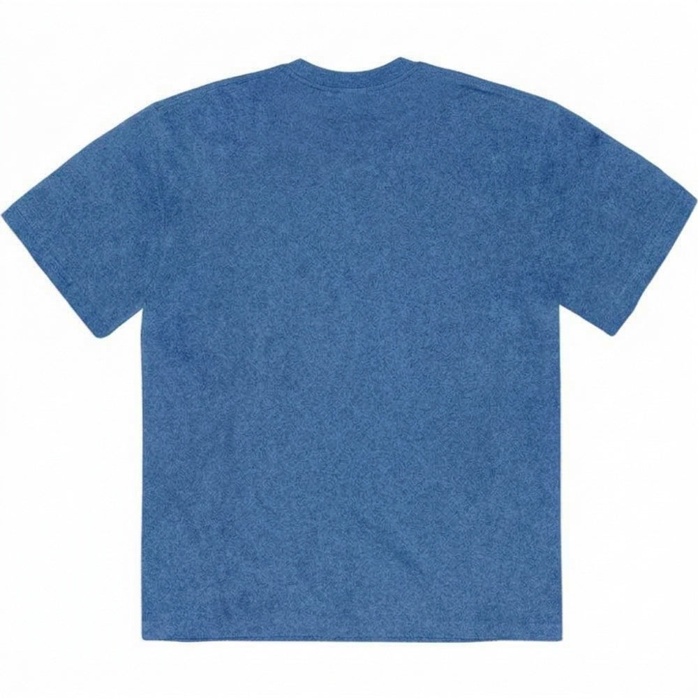 Denim Blue - Back - Disney Unisex Adult Mickey & Minnie Mouse Piano Stone Wash T-Shirt