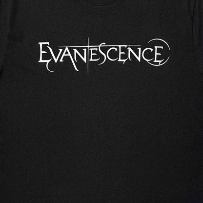 Black - Side - Evanescence Unisex Adult Mono Logo T-Shirt
