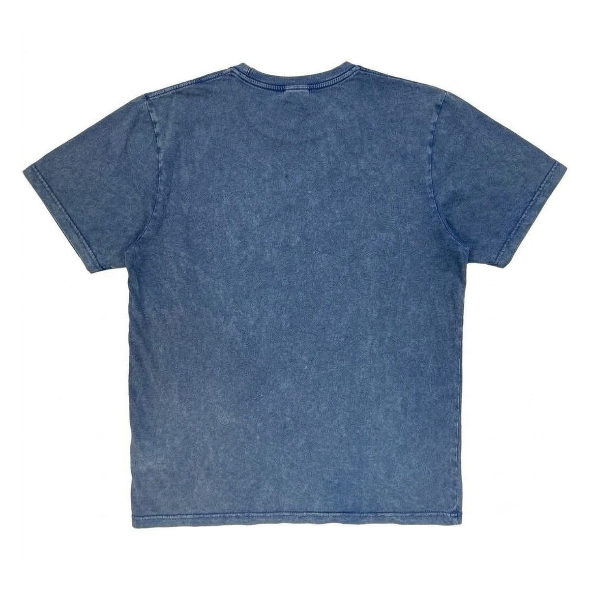 Denim Blue - Back - Disney Unisex Adult The Band Concert Mickey Stone Wash T-Shirt
