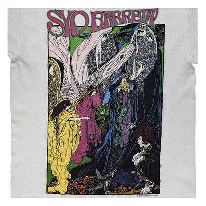 White - Side - Syd Barrett Unisex Adult Finished Tea T-Shirt