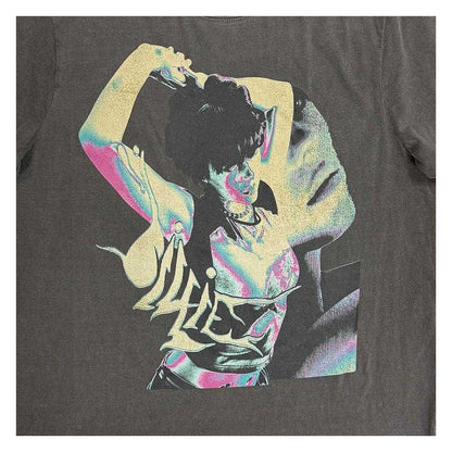 Charcoal Grey - Back - Billie Eilish Unisex Adult Hit Me Hard And Soft Negative Stone Wash T-Shirt