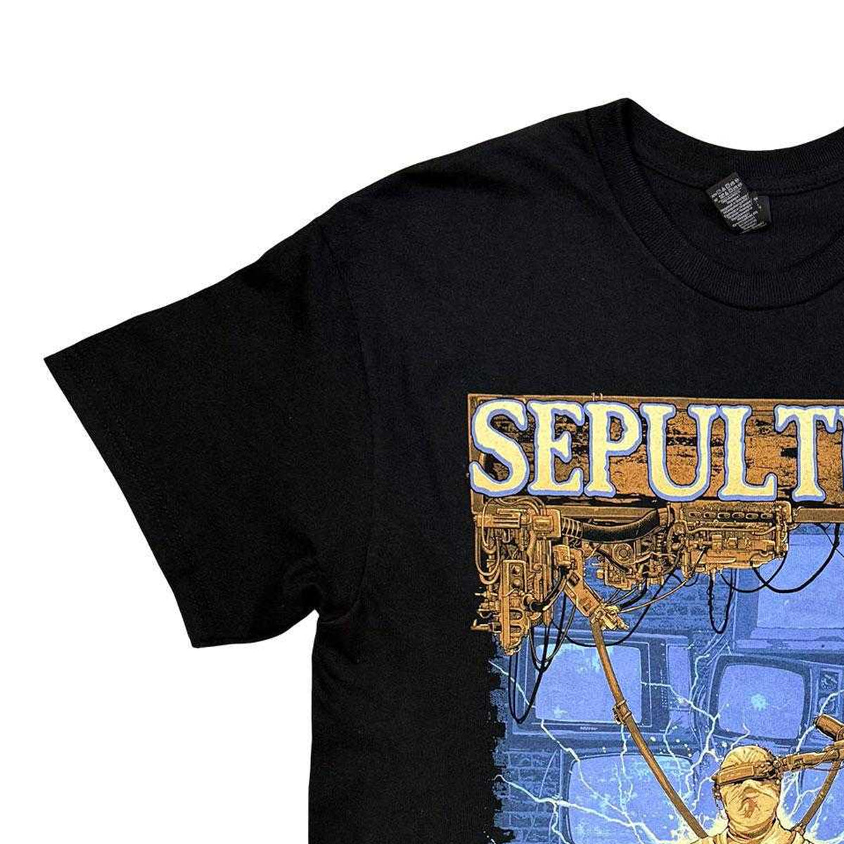 Black - Pack Shot - Sepultura Unisex Adult Chaos AD Back Print T-Shirt