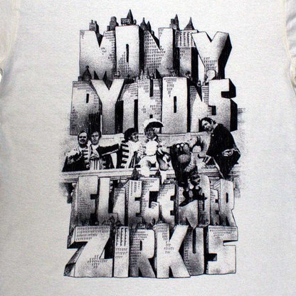 Natural - Side - Monty Python Unisex Adult Zirkus T-Shirt