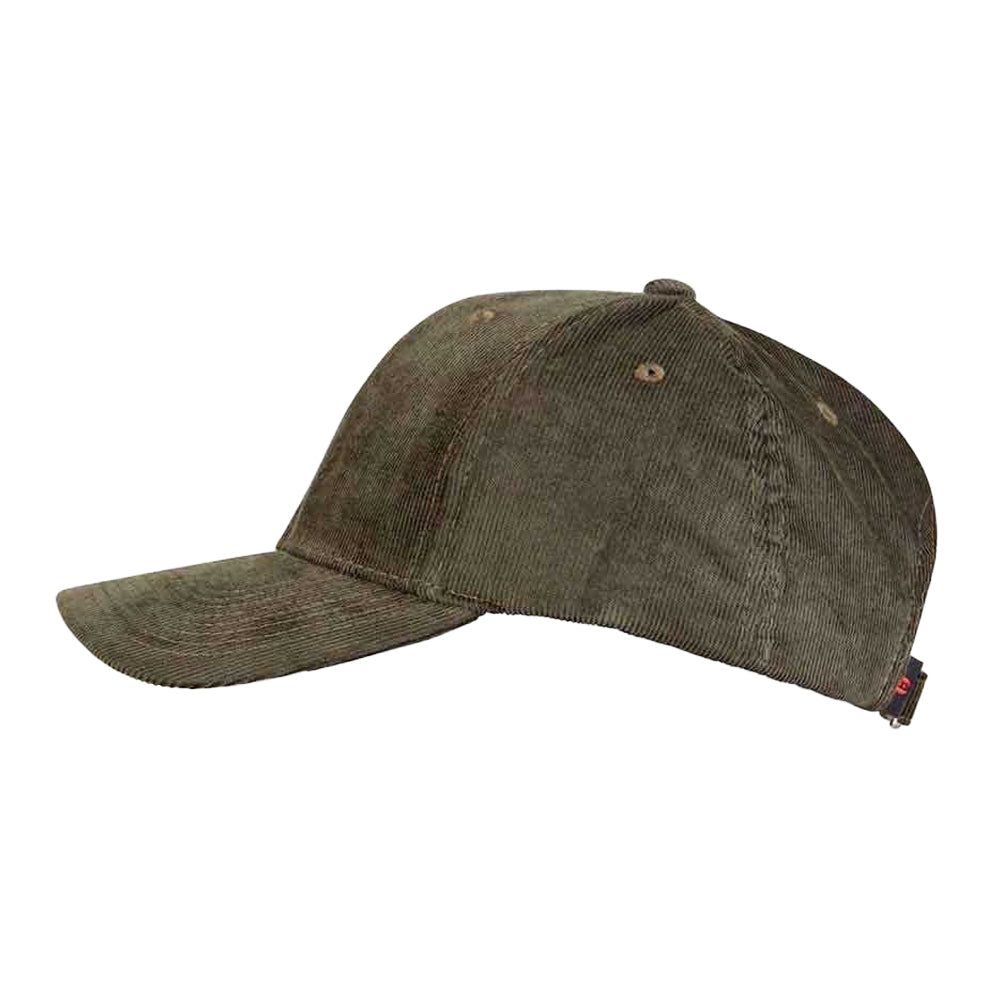 Olive Green - Back - Tokyo Time Unisex Adult Corduroy Baseball Cap