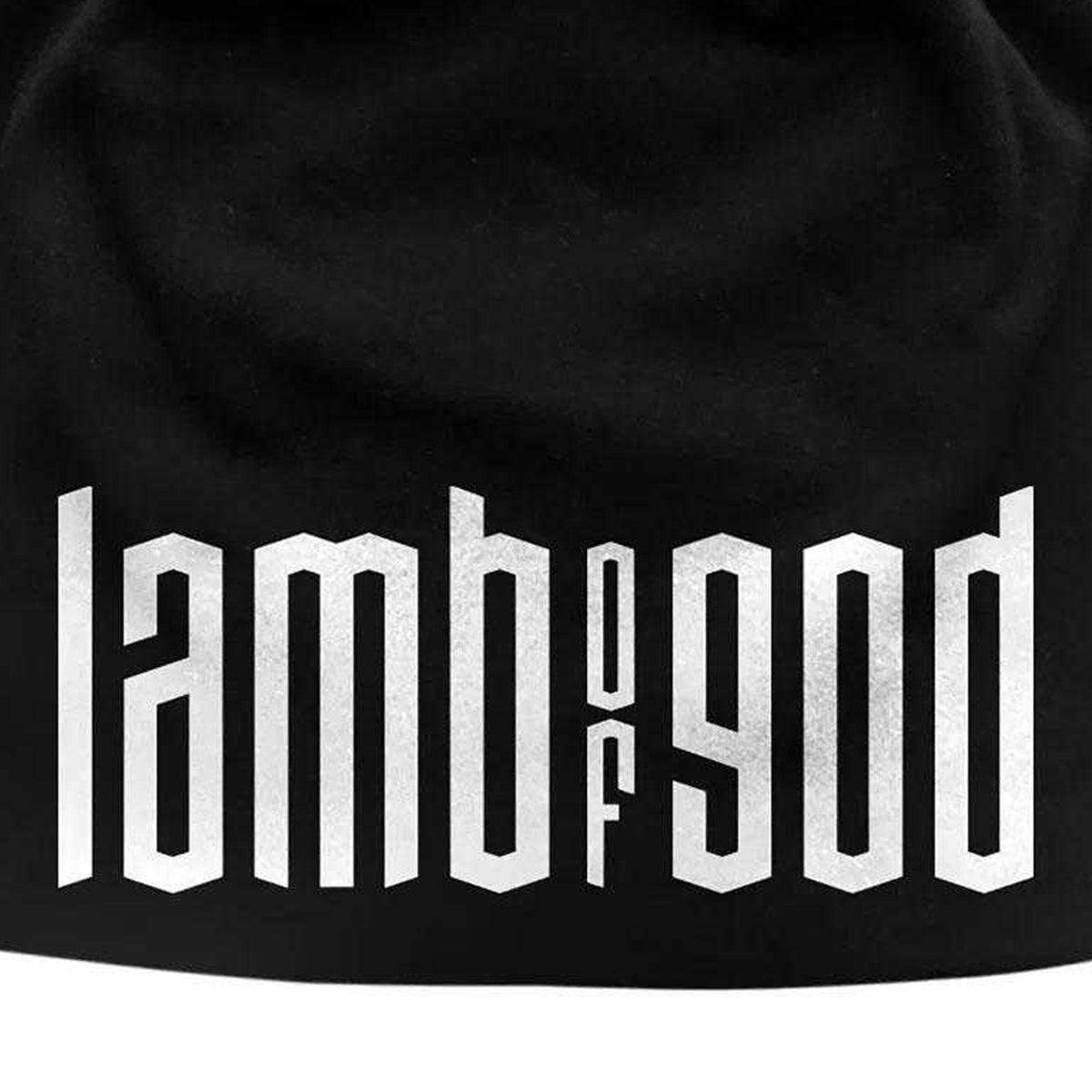 Black - Side - Lamb Of God Unisex Adult Into Oblivion Beanie