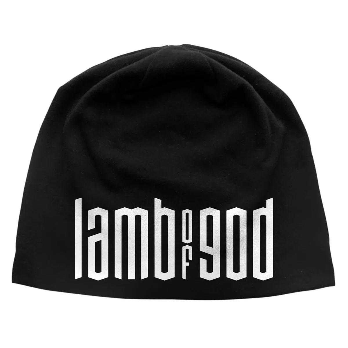Black - Front - Lamb Of God Unisex Adult Into Oblivion Beanie