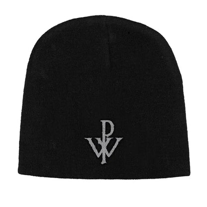 Black - Front - Powerwolf Unisex Adult Logo Beanie