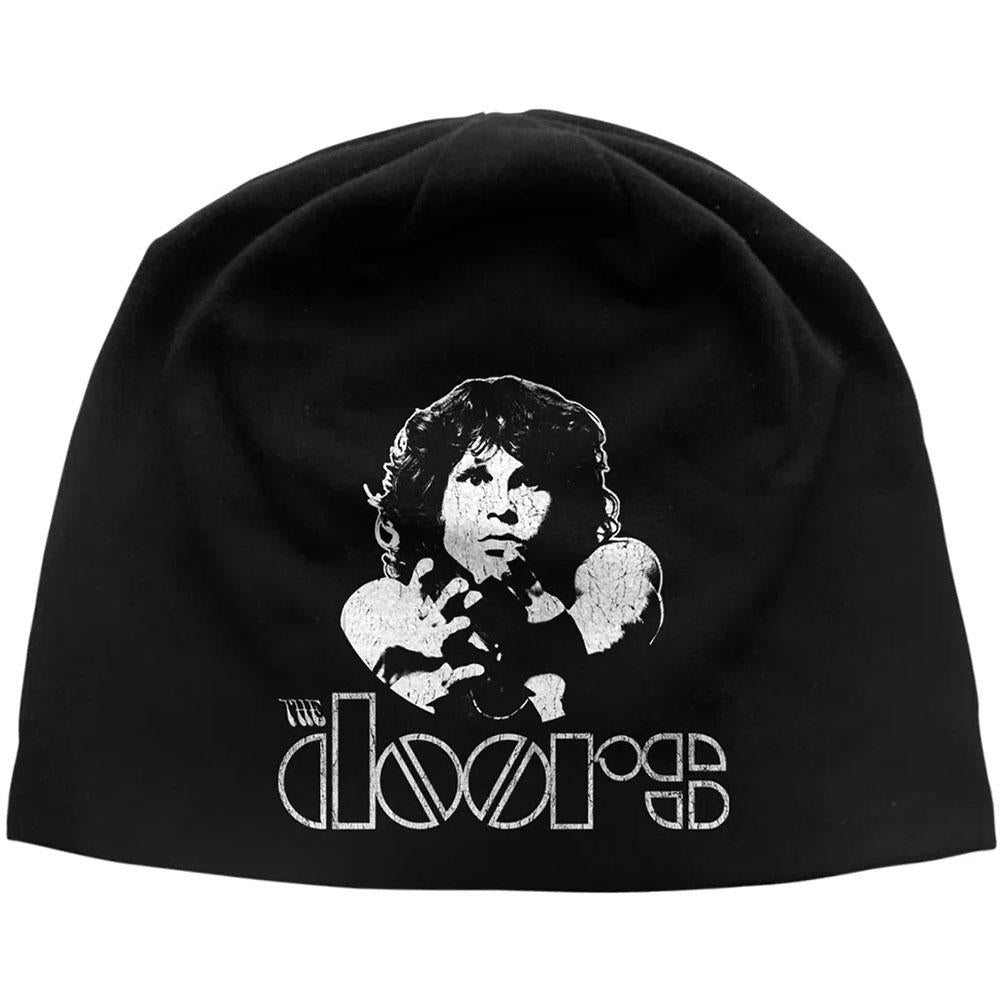 Black - Front - The Doors Unisex Adult Jim Morrison Beanie