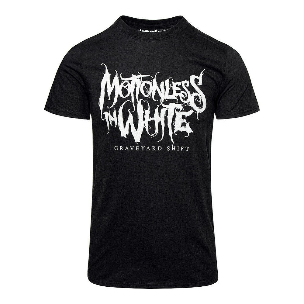 Black - Front - Motionless In White Unisex Adult Graveyard Shift T-Shirt