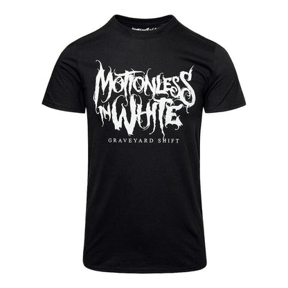 Black - Front - Motionless In White Unisex Adult Graveyard Shift T-Shirt